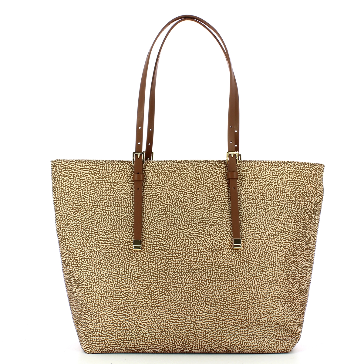 Shopping Bag Large Jet in Nylon RiciclatoBeige Marrone BEIGE