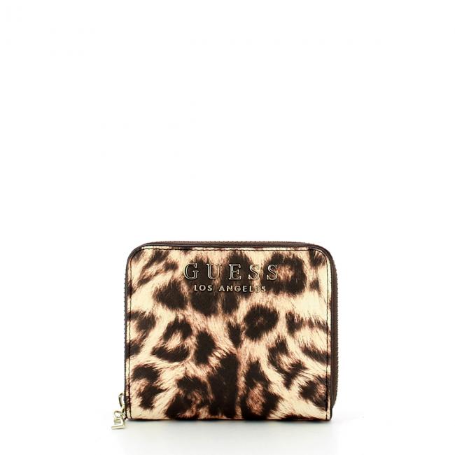 Guess Centre Stage Status Purse - Women's Bags in Black White Leopard |  Buckle