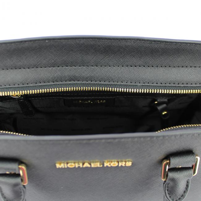 Michael Kors Selma Saffiano Leather Medium Satchel Bag