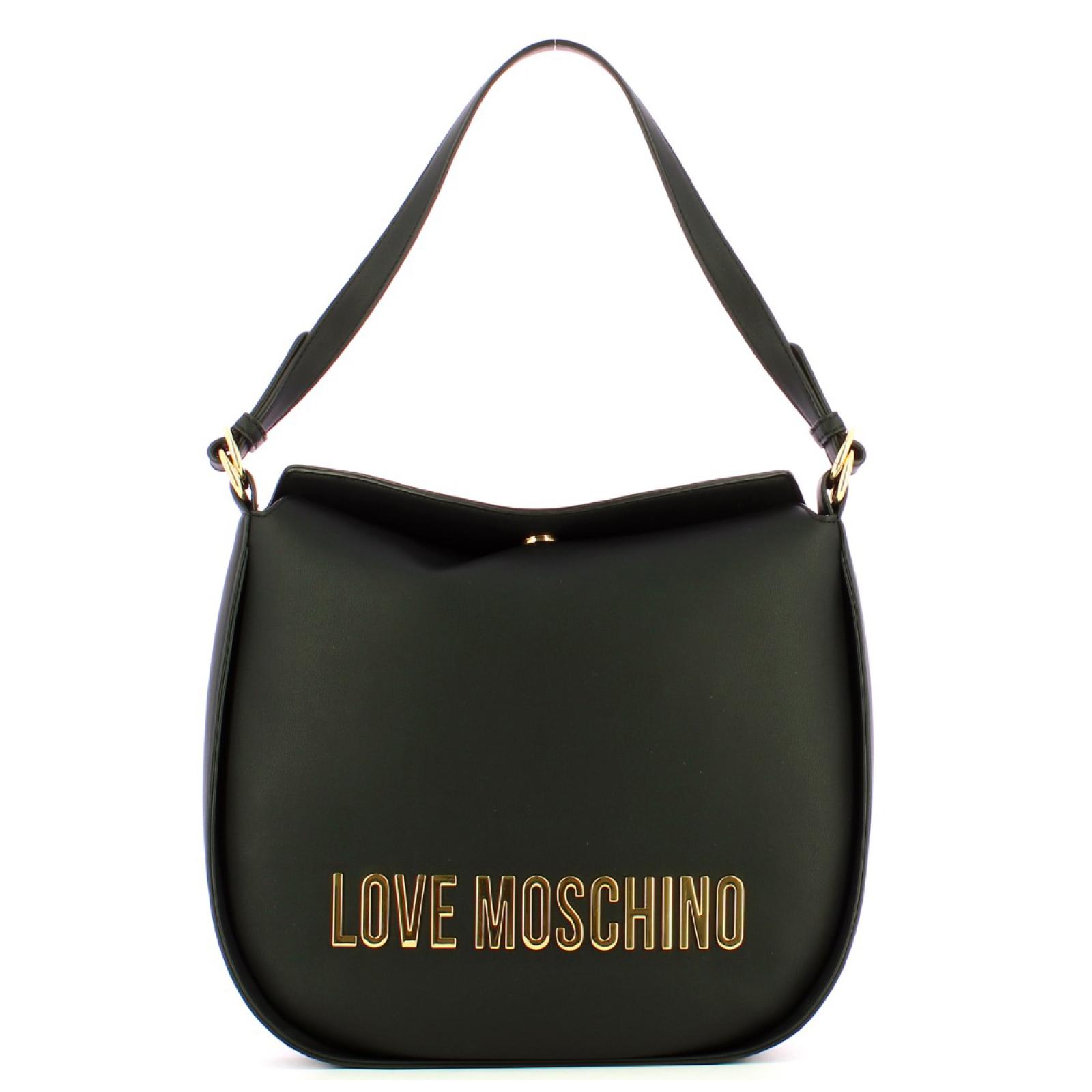 Love Moschino Hobo Bag con logo Nero - 1