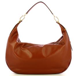 Borbonese Hobo Bag Oyster Large Cuoio OP Naturale - 1